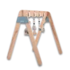 Wooden Baby Play Gym - Little Greyton oblique view